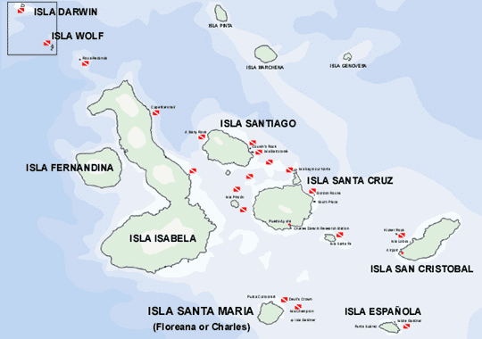GALAPAGOS MAP