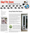 Vinyl Dog Doors